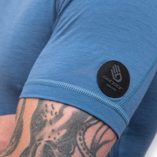 Pánské triko kr.rukáv SENSOR MERINO AIR riviera blue 