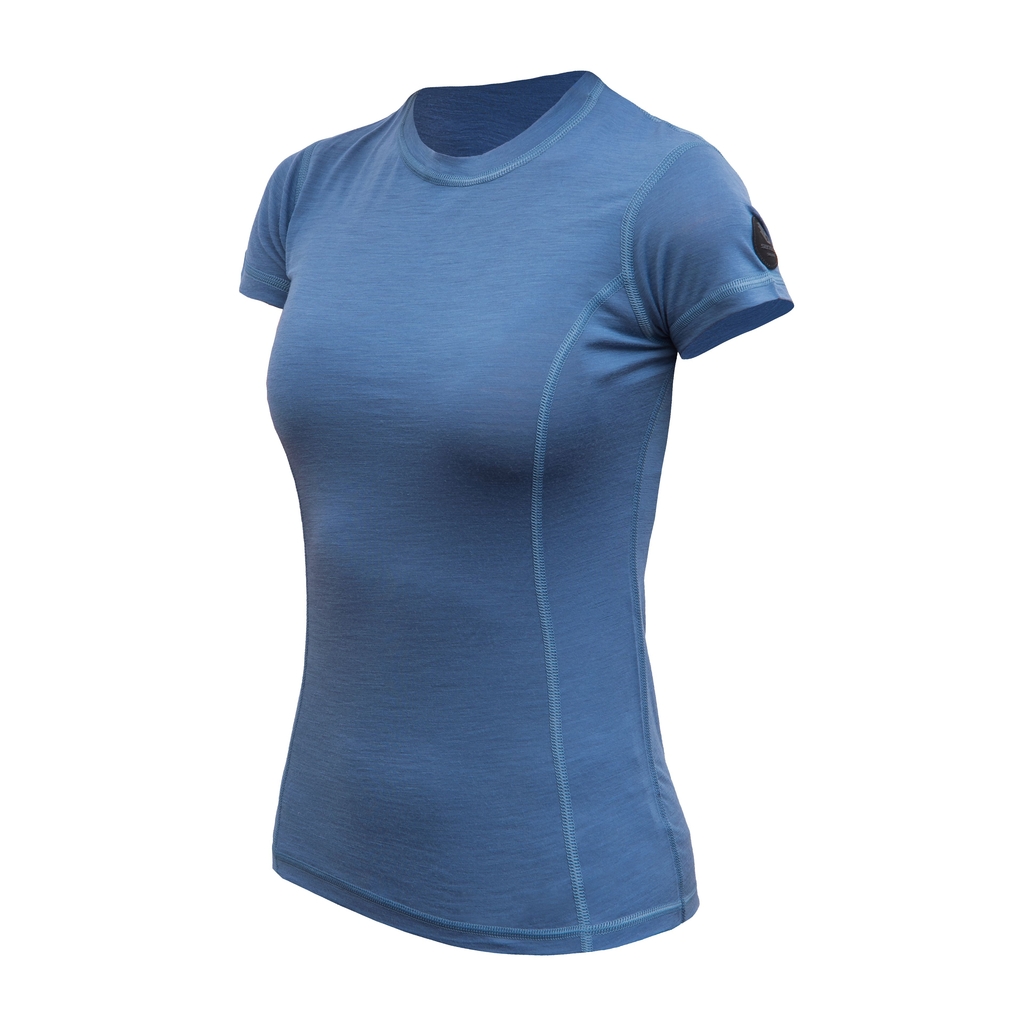 Dámské triko kr.rukáv SENSOR MERINO AIR riviera blue 