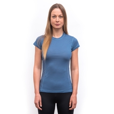 Dámské triko kr.rukáv SENSOR MERINO AIR riviera blue 