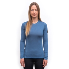 Dámské triko dl.rukáv SENSOR MERINO AIR riviera blue 