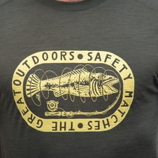 Pánské triko kr.rukáv SENSOR MERINO AIR OUTDOORS olive green 