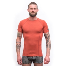 Pánské triko kr.rukáv SENSOR MERINO ACTIVE terracotta 