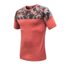 Pánské triko kr.rukáv SENSOR MERINO IMPRESS terracotta/rush 