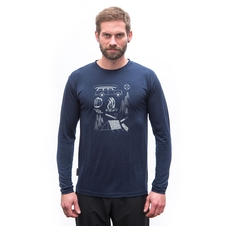 Pánské triko dl.rukáv SENSOR MERINO ACTIVE OUTSIDE deep blue 