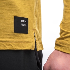 Pánské triko dl.rukáv SENSOR MERINO AIR traveller mustard 