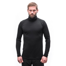 Pánské triko dl.rukáv rolák SENSOR MERINO BLEND černá 