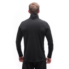 Pánské triko dl.rukáv rolák SENSOR MERINO BLEND černá 