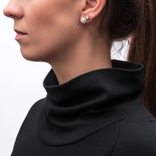 Dámské triko dl.rukáv rolák SENSOR MERINO BLEND černá 