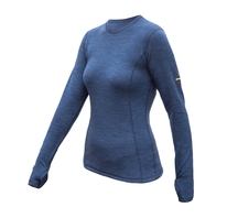 Dámské triko dl.rukáv SENSOR MERINO BOLD cool blue 