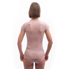 Dámské triko kr.rukáv SENSOR MERINO AIR dusty pink 