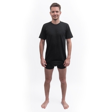 Pánské triko kr.rukáv SENSOR MERINO CORDURA černá 