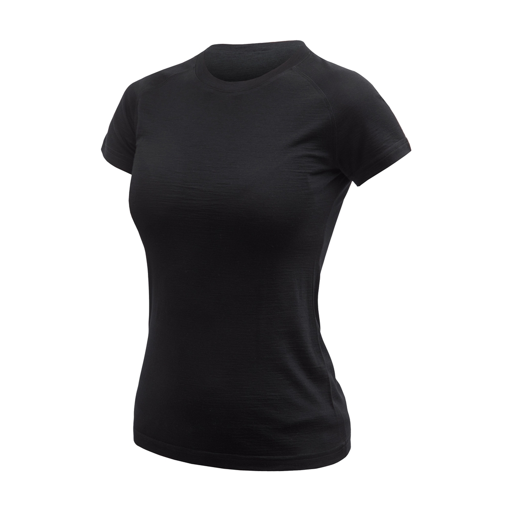Dámské triko kr.rukáv SENSOR MERINO ACTIVE NO LOGO černá 