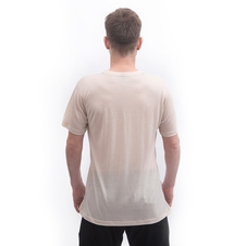 Pánské triko kr.rukáv SENSOR MERINO LITE mottled beige 