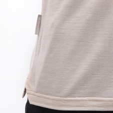 Pánské triko kr.rukáv SENSOR MERINO LITE mottled beige 