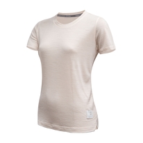 Dámské triko kr.rukáv SENSOR MERINO LITE mottled beige 