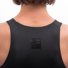 Dámský crop top SENSOR INFINITY ECO true black 