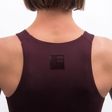 Dámský crop top SENSOR INFINITY ECO port red 