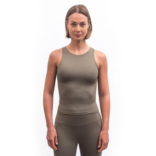 Dámský crop top SENSOR INFINITY ECO stone grey 