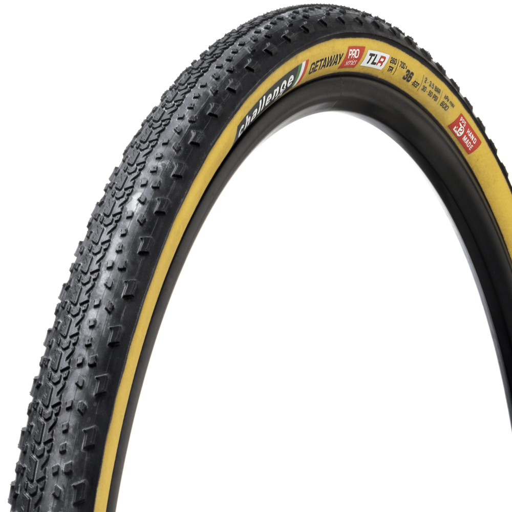 Plášť CHALLENGE GETAWAY Pro 700x36 černá/tan