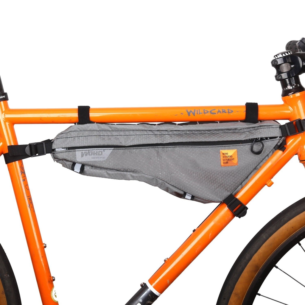Rámová brašna WOHO X-TOURING Honeycomb Iron šedá S