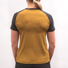 Triko Fresh Trash WOMEN'S HORIZON SHORT SLEEVE TEE GOLDEN/BLACK 