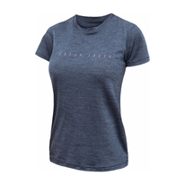 Triko Fresh Trash WOMEN'S MERINO TENCEL LOGO TEE BLUE 