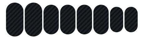 Ochrana rámu LIZARD SKINS Patch Kit Carbon Leather