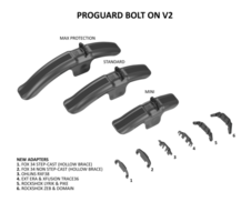 Blatník RRP ProGuard Bolt-On Front Black Mini v2