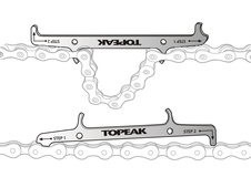 Kalibr řetězu TOPEAK CHAIN HOOK & WEAR INDICATOR