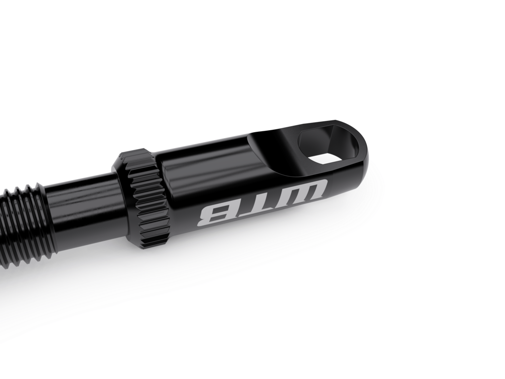 Bezdušové ventilky WTB TCS AL Max-Flow Presta Valve 44mm černá 2ks