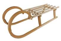 Sáně dřevěné 110cm Rohačky dřevěný sedák