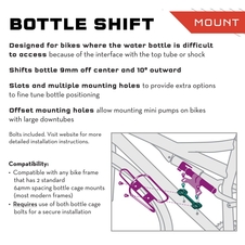 Lišta WOLF TOOTH B-RAD BOTTLE SHIFT