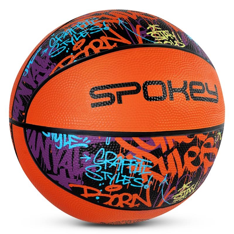 Basketbalový míč Spokey ACTIVE 5, vel. 5, graffiti
