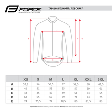 Bunda Force X100 zimní, černo-šedá