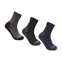 Ponožky SENSOR 3-PACK TREKING EVO černá/šedá/modrá 