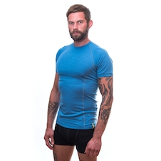 Pánské triko kr.rukáv SENSOR MERINO ACTIVE modrá 