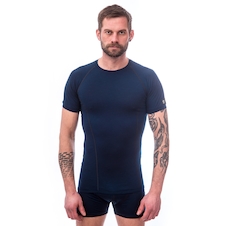 Pánské triko kr.rukáv SENSOR MERINO ACTIVE deep blue 