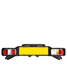 Nosič Peruzzo PARMA tažné zařízení pro 3 kola Fe, stříbrný