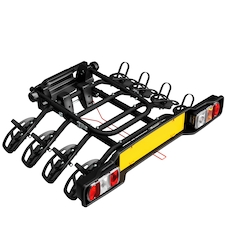 Nosič Peruzzo PARMA tažné zařízení pro 4 kola Fe, stříbrný