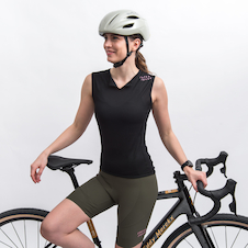 Dres Fresh Trash WOMEN'S CONVERT JERSEY NO SLEEVE TRUE BLACK 