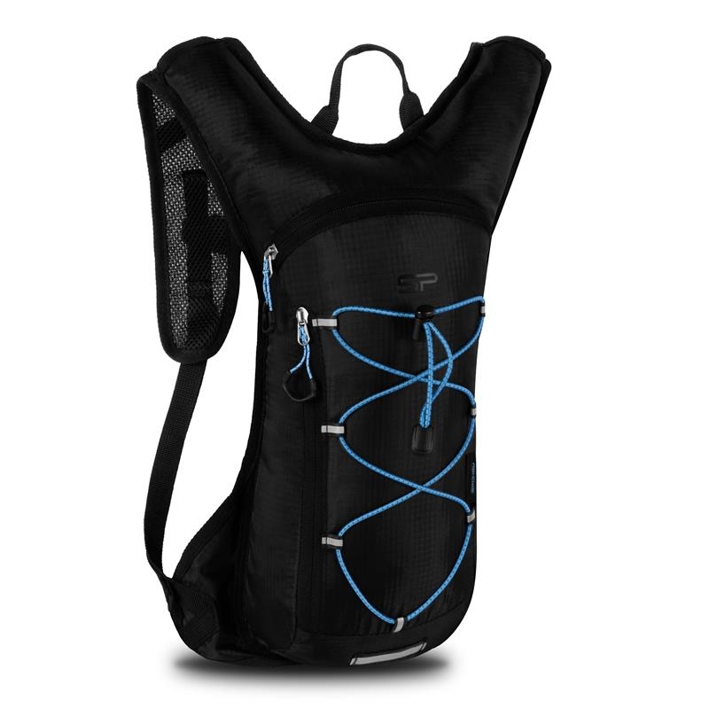 Cyklistický a běžecký batoh Spokey FUJI, 5 l, černo-modrý