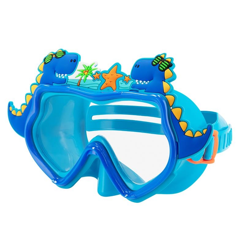Dětská šnorchlovací maska Spokey WAVY, dino