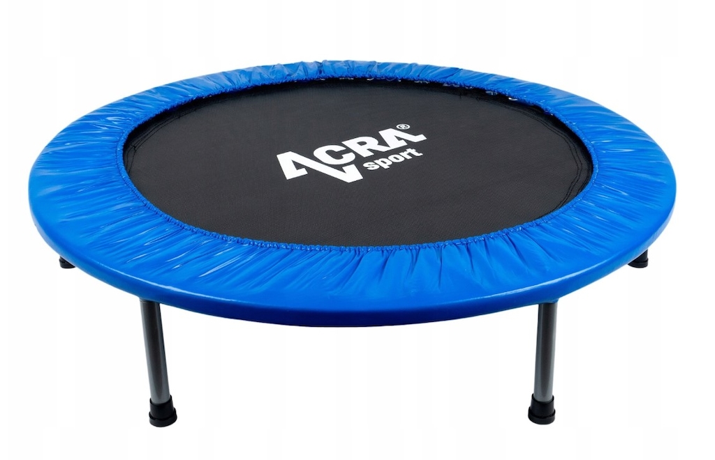 Trampolína 100cm, pro vnitřní i venkovní použití - modrá