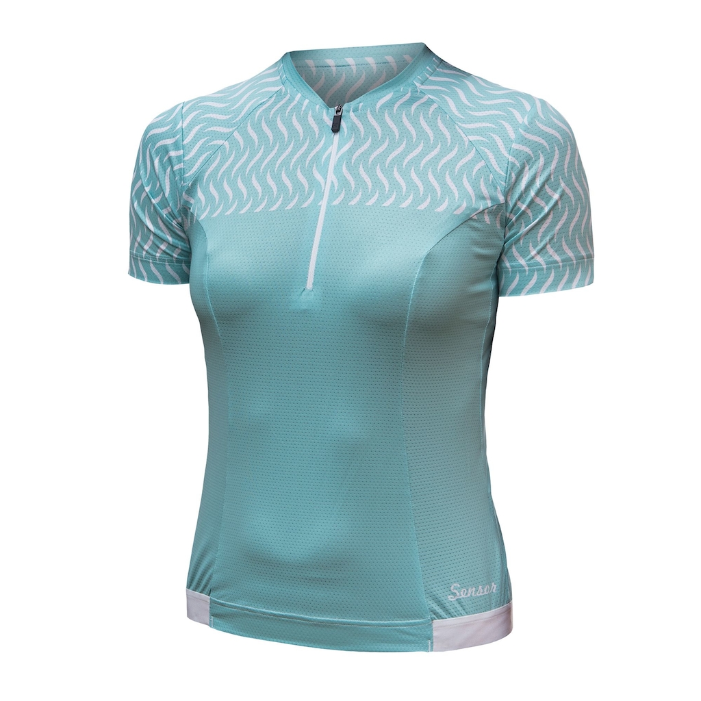 Dámský dres kr.rukáv SENSOR CYKLO TOUR mint wave 