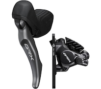 Řadící+brzdové páky Shimano GRX ST-RX8202 2x12 kotouč./hydr. L+P
