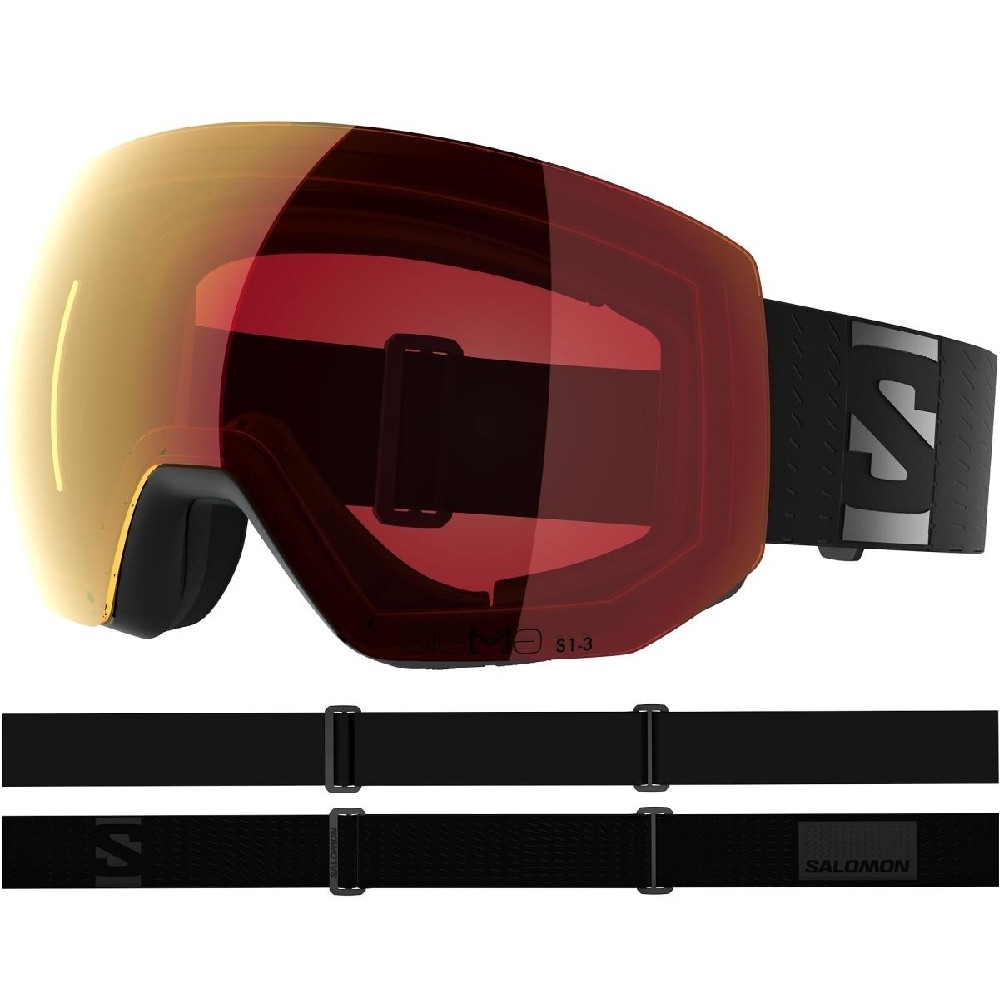 Lyžařské brýle Salomon Radium PRO sig.ph.black/poppy red