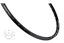 Ráfek Force XC BASIC DISC 622x19 36děr, černý