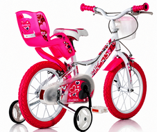 Dětské kolo 16 Dino bikes 164RN Bílá, růžový potisk 2022