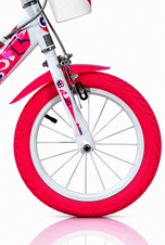 Dětské kolo 16 Dino bikes 164RN Bílá, růžový potisk 2022