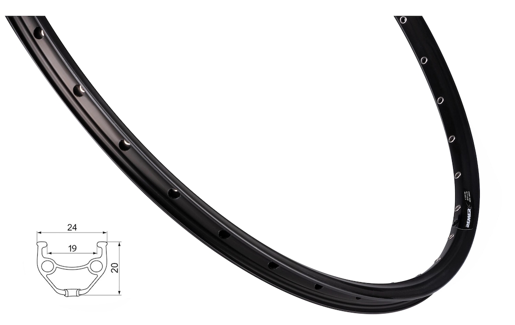 Ráfek Force XC BASIC DISC 622x19 36děr, černý